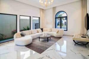 Palm Jumeirah Villa - Living Room