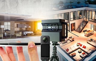 High-tech home security system with 360-degree camera, smartphone control, and live monitoring for smart home automation in Dubai, optimized for digital marketing specialists.