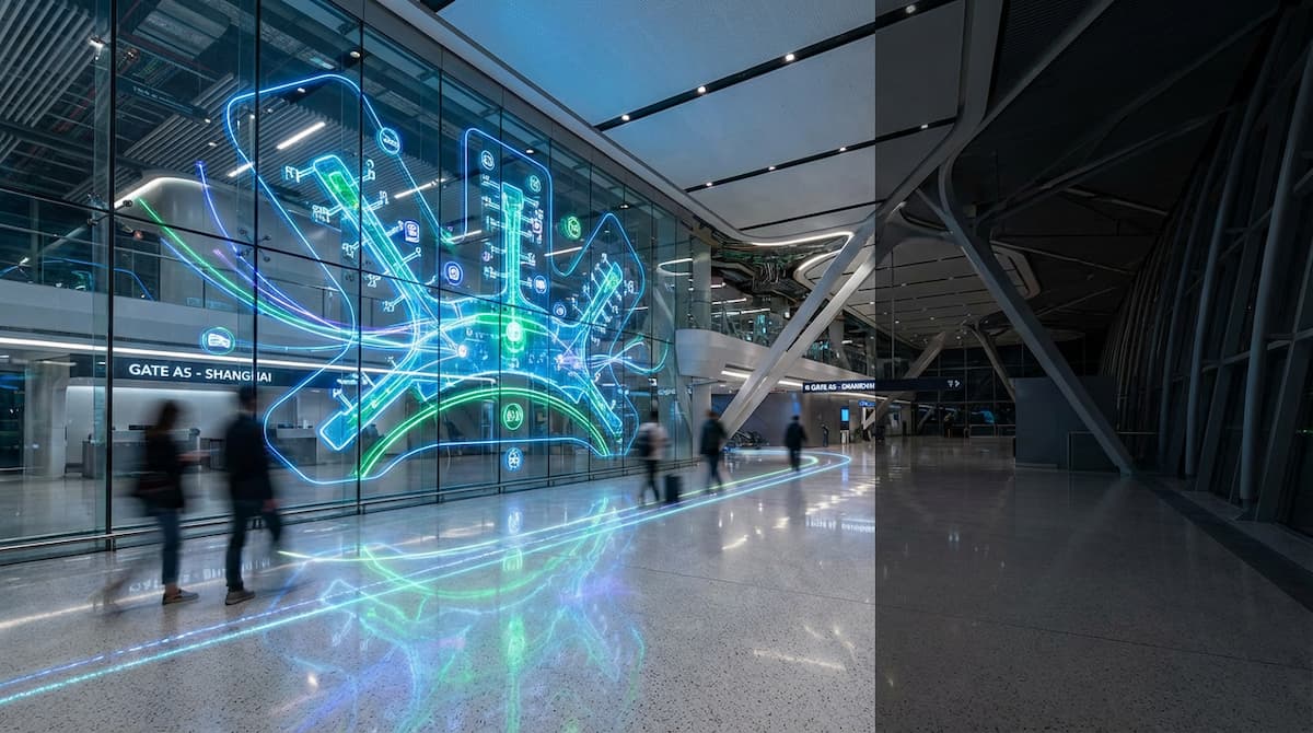 Futuristic Digital Wayfinding