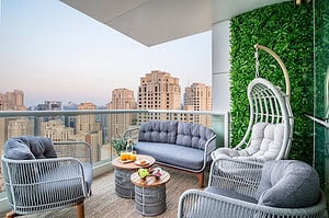Airbnb JBR - Balcony Airbnb JBR - Balcony
