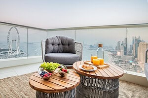 Airbnb JBR - Balcony View Airbnb JBR - Balcony View